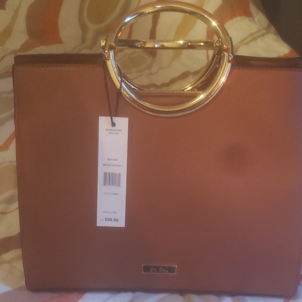 Cognac BCBG satchel
